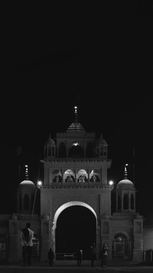 Foto profissional grátis de castelo, escala de cinza, Índia
