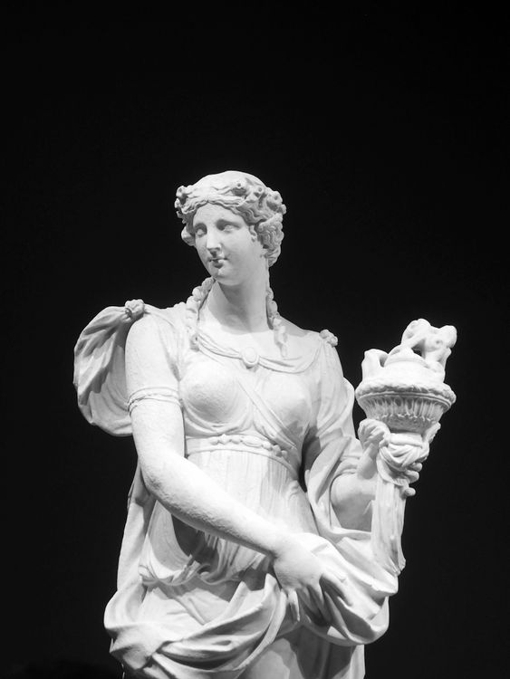 Ancient Marble Sculpture of a Woman · Free Stock Photo
