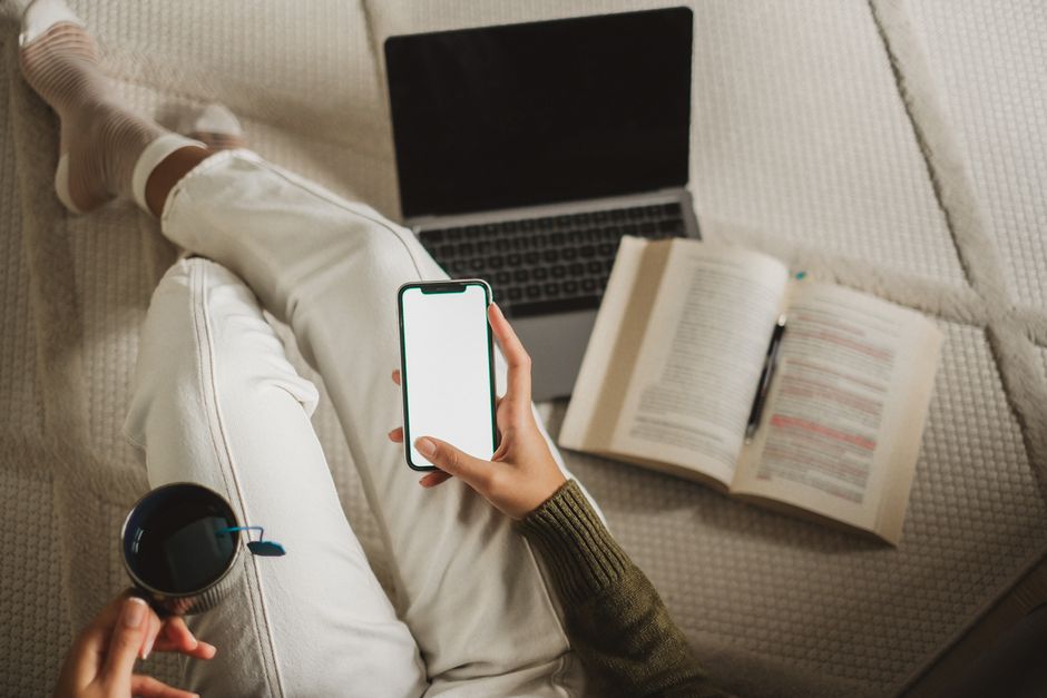 focus timer and notebook cozy home lifestyle photo 1