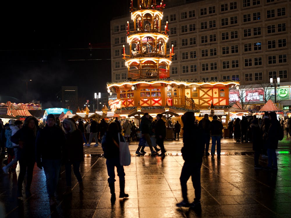 クリスマスマーケット, ソニー, ベルリンの無料の写真素材