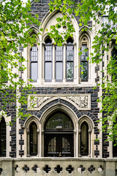 Facade of University of Otago Building in New Zealand