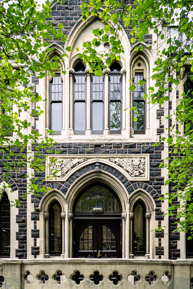 Facade Of University Of Otago Building In New Zealand