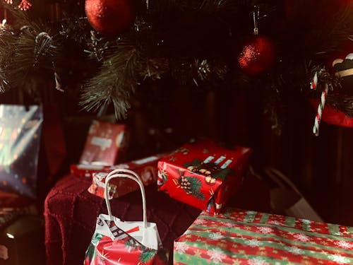 Gifts Under a Christmas Tree