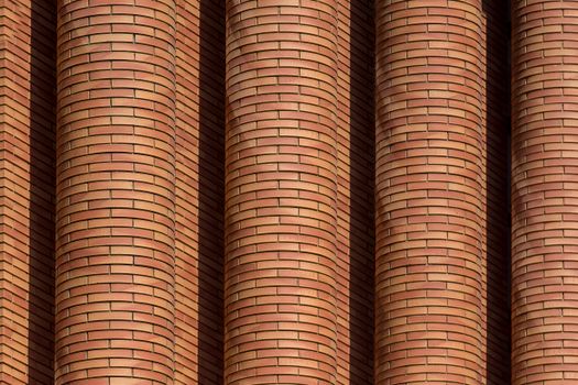 Wall and Columns in Clinker Bricks