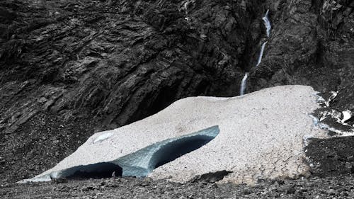 Darmowe zdjęcie z galerii z góra, jaskinia, lód