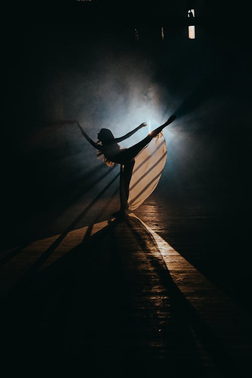 Woman Dancing in a Shadow 