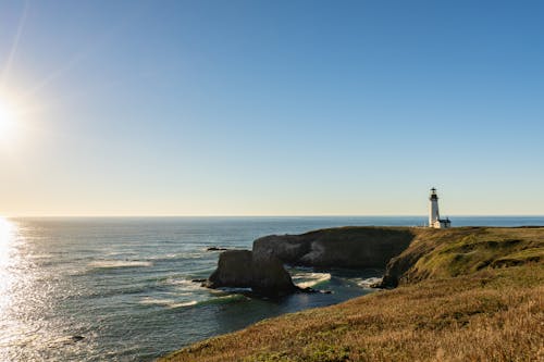 Yaquina Head Lighthouse in Newport, Oregon