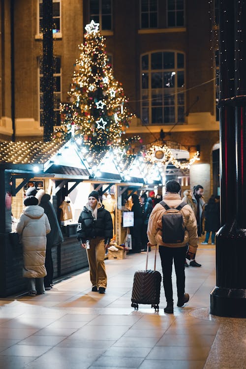 Christmas Market at Night