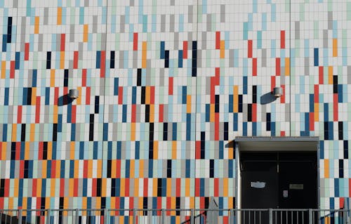 Colorful Pattern on Building Wall