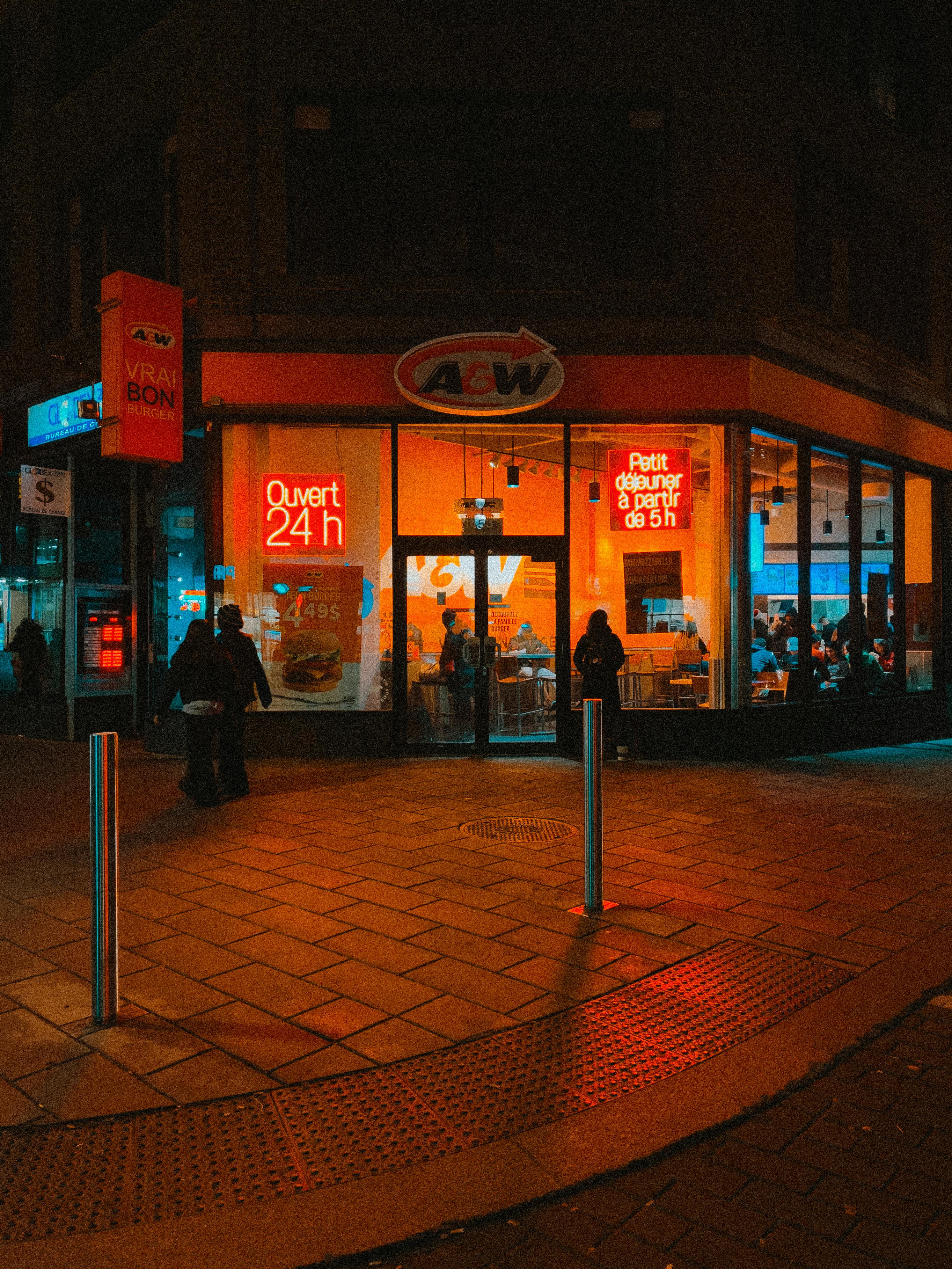 illuminated-24-hour-store-free-stock-photo