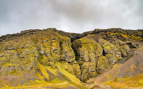 rauðfeldsgjá 협곡, snaefellsnes, 반도의 무료 스톡 사진
