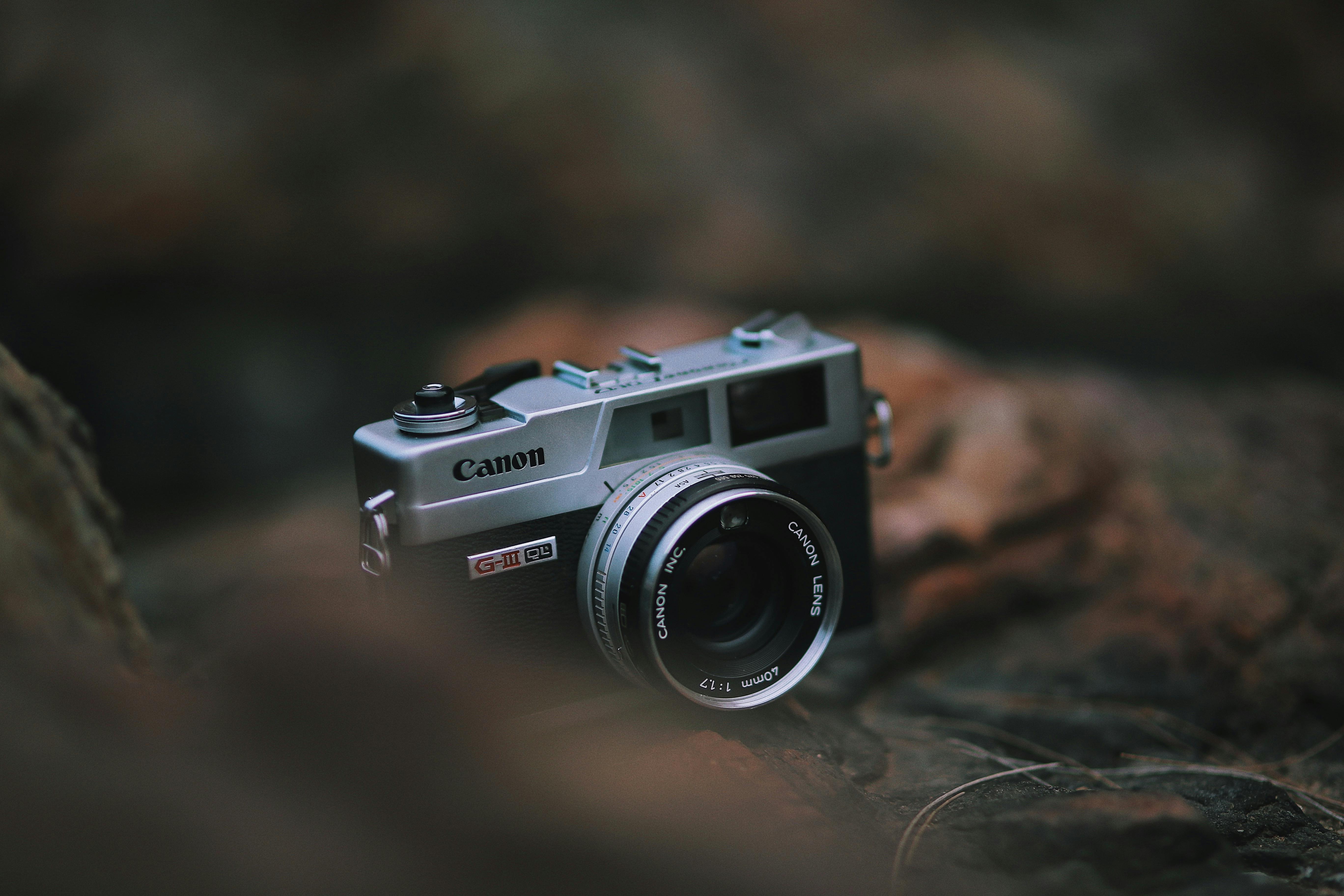 Black and Silver Canon Dslr Camera · Free Stock Photo