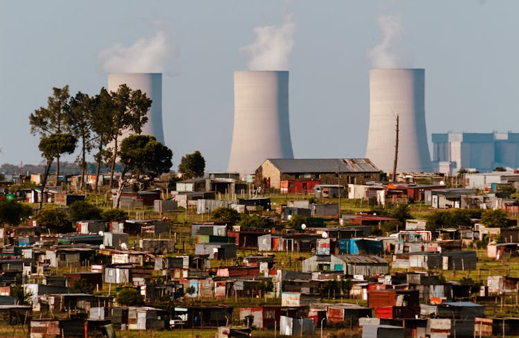 Cooling Towers Of The Kendal Power Station, Mpumalanga, South Africa