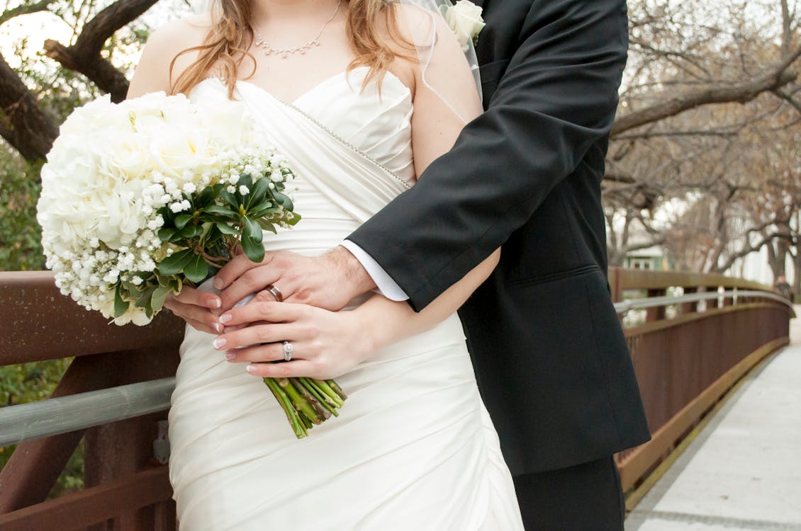 Gratis lagerfoto af ægteskab, bryllup, buket Lagerfoto