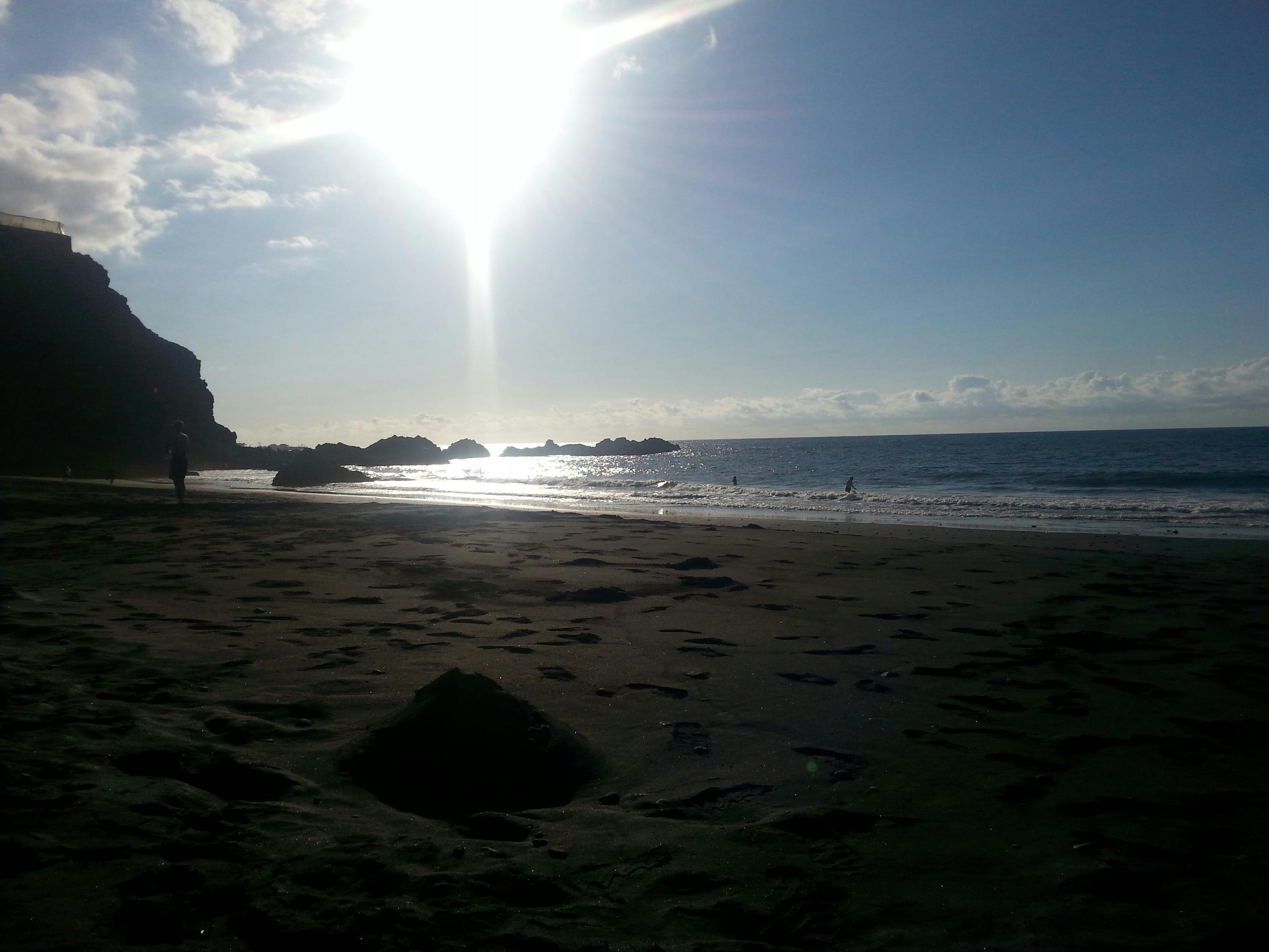 Free stock photo of beach, evening sun, sea