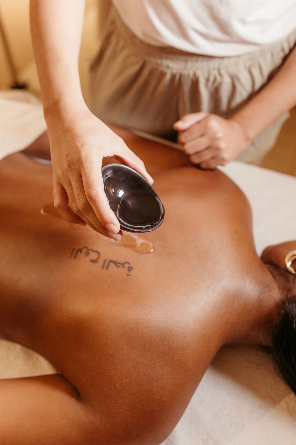Aromatherapy wellness setting