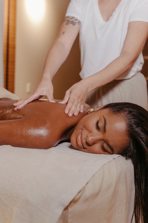 Woman Getting a Massage 