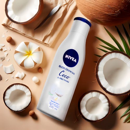 Δωρεάν στοκ φωτογραφιών με nivea, καλλυντικά, λάδι καρύδας