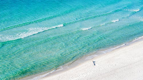 Turquoise Ocean and Sandy Beach