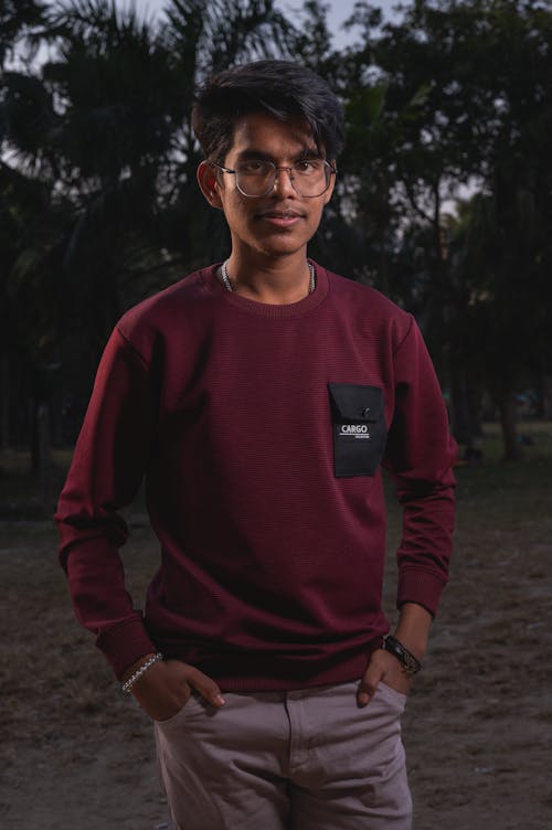 Portrait of Man in Eyeglasses