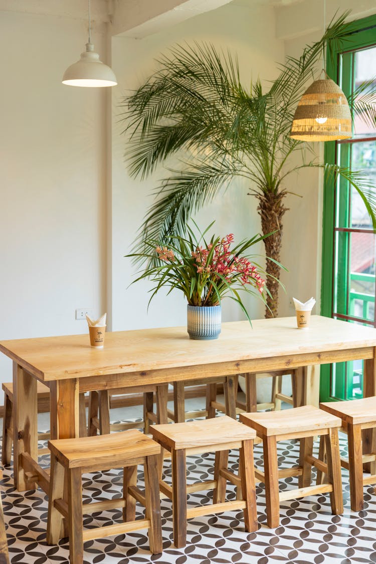 A Table In A Restaurant