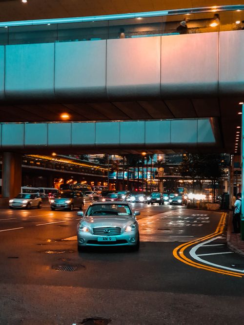 Free stock photo of cars, hong kong, orange Stock Photo