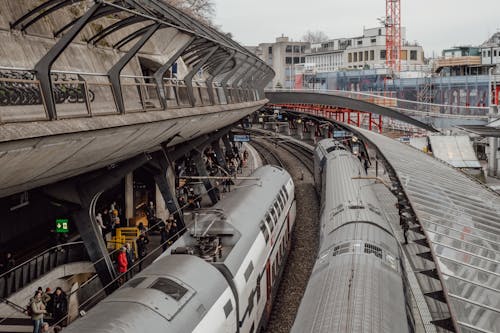 Kostenloses Stock Foto zu bahnhof, eisenbahn, reise