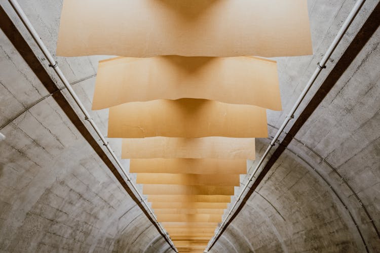 Tunnel In A Metro Station 