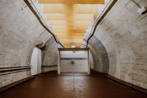 Tunnel in a Railway Station 