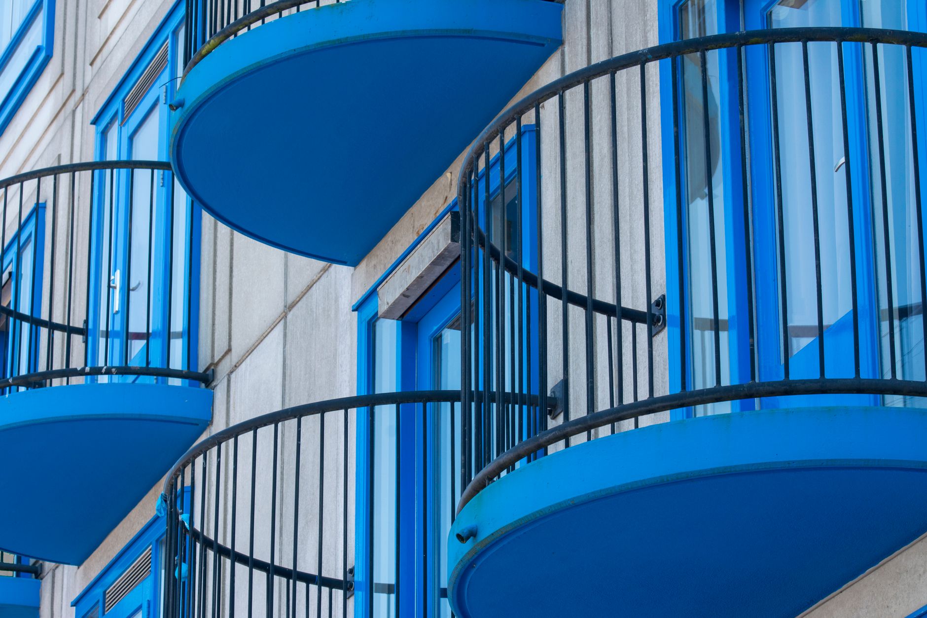 Modern balcony railing yenye muonekano wa premium