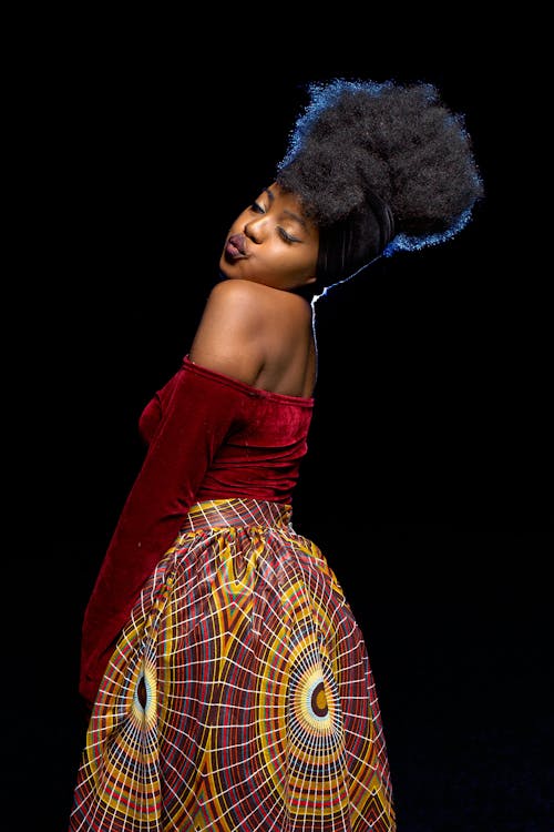 Kostenloses Stock Foto zu afro-haar, elegant, frau