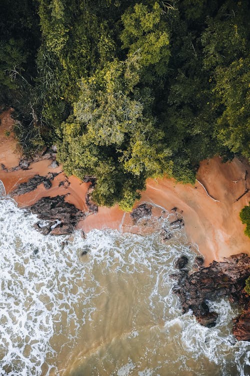Fotos de stock gratuitas de fotografía aérea, hacer surf, mar