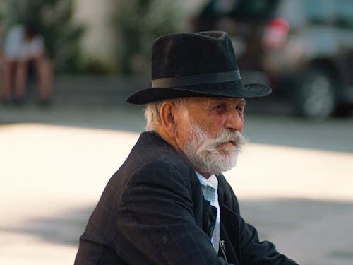 Photos gratuites de barbe, chapeau, cheveux gris