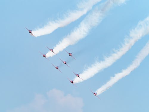 Red Arrows, Royal Air Force Aerobatic Team, Flying in Formation