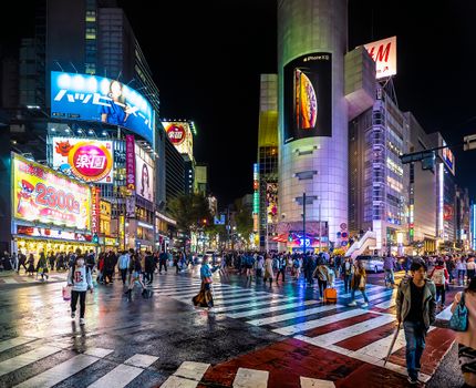 Shibuya photography walk at dusk — Tokyo