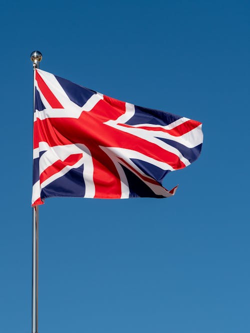 British Flag on Pole