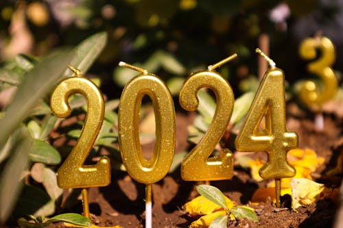 Ilmainen kuvapankkikuva tunnisteilla 2024, bileet, hyvää uutta vuotta