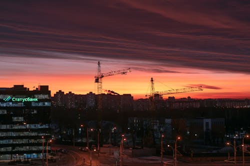 Immagine gratuita di alba, città, crepuscolo