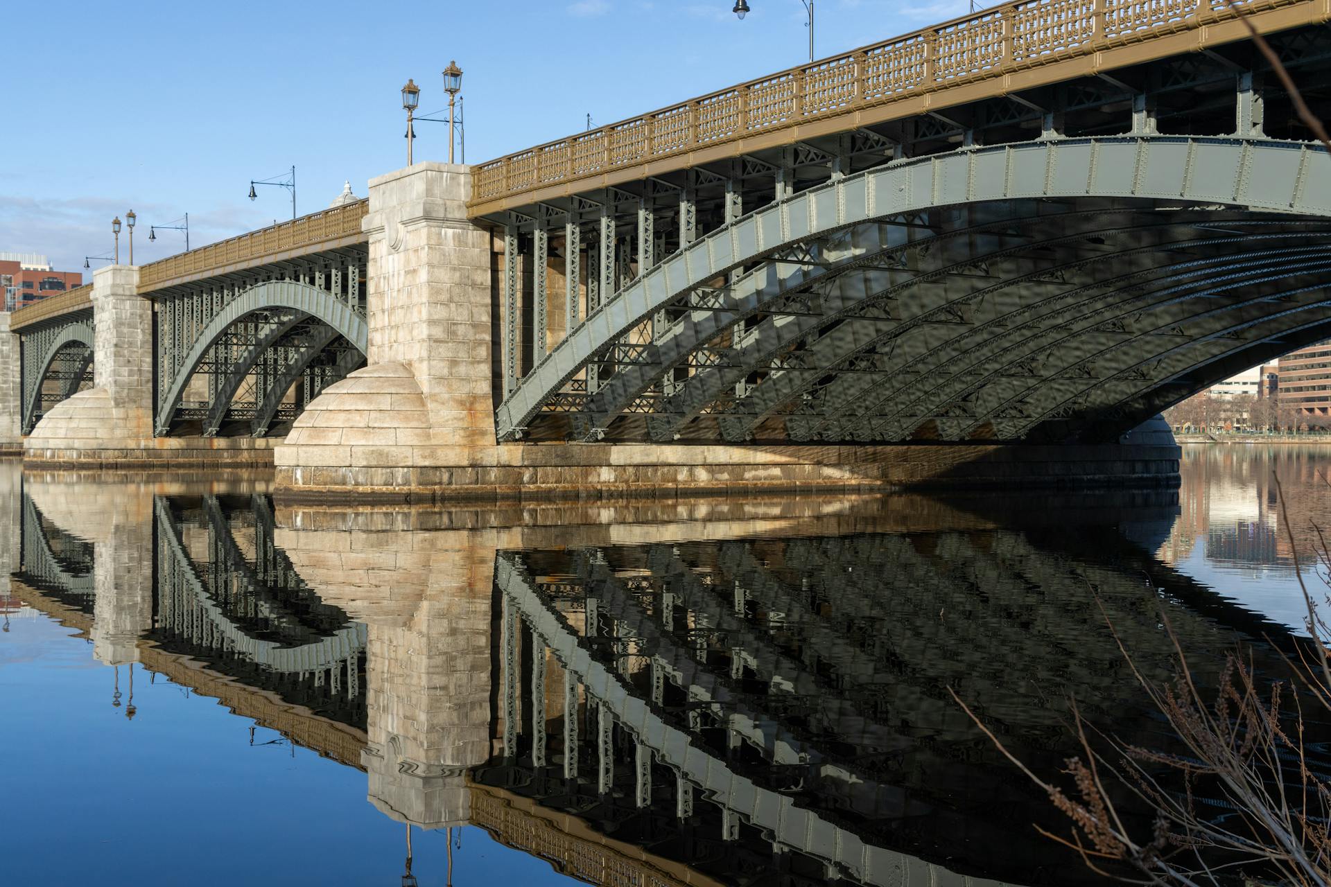 Longfellow Bridge in Boston Standing Over the Charles River