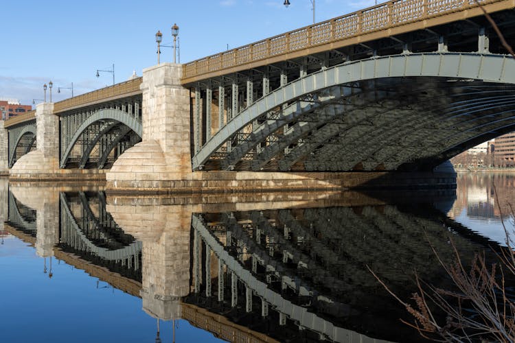 Longfellow Bridge In Boston Standing Over The Charles River