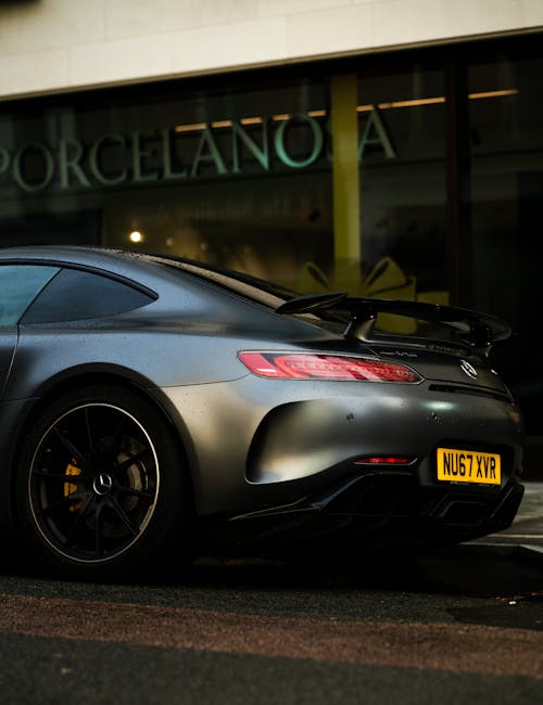 Δωρεάν στοκ φωτογραφιών με Mercedes-AMG GT R, αγωνιστικό αυτοκίνητο, δρόμους της πόλης