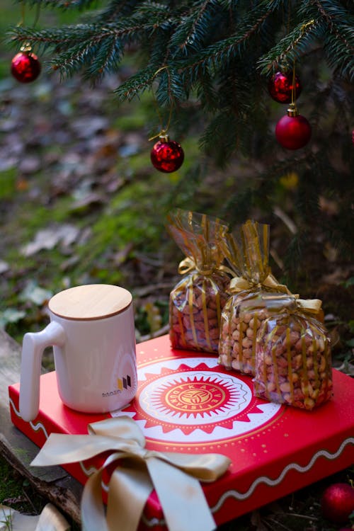 Photos gratuites de arbre de noël, avent, babioles