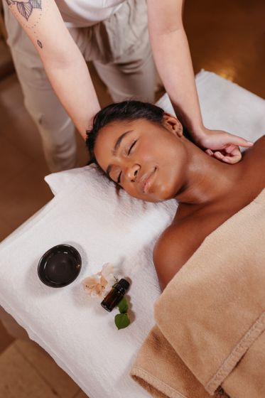 Facial and neck massage