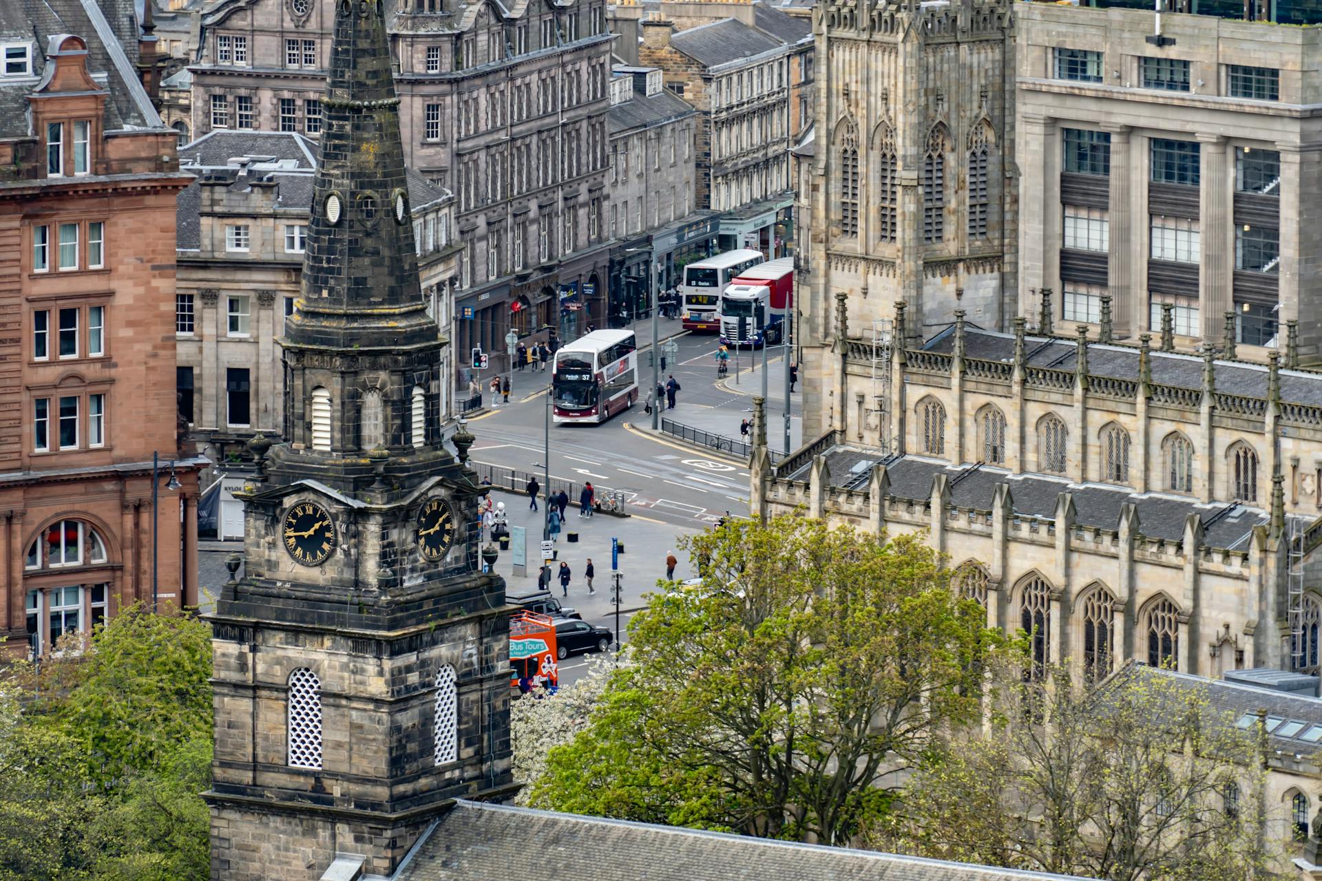 Tower and Buildings in Edinburgh Castle