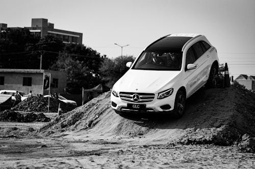 A Mercedes-Benz GLC SUV Driving in Off Road Conditions