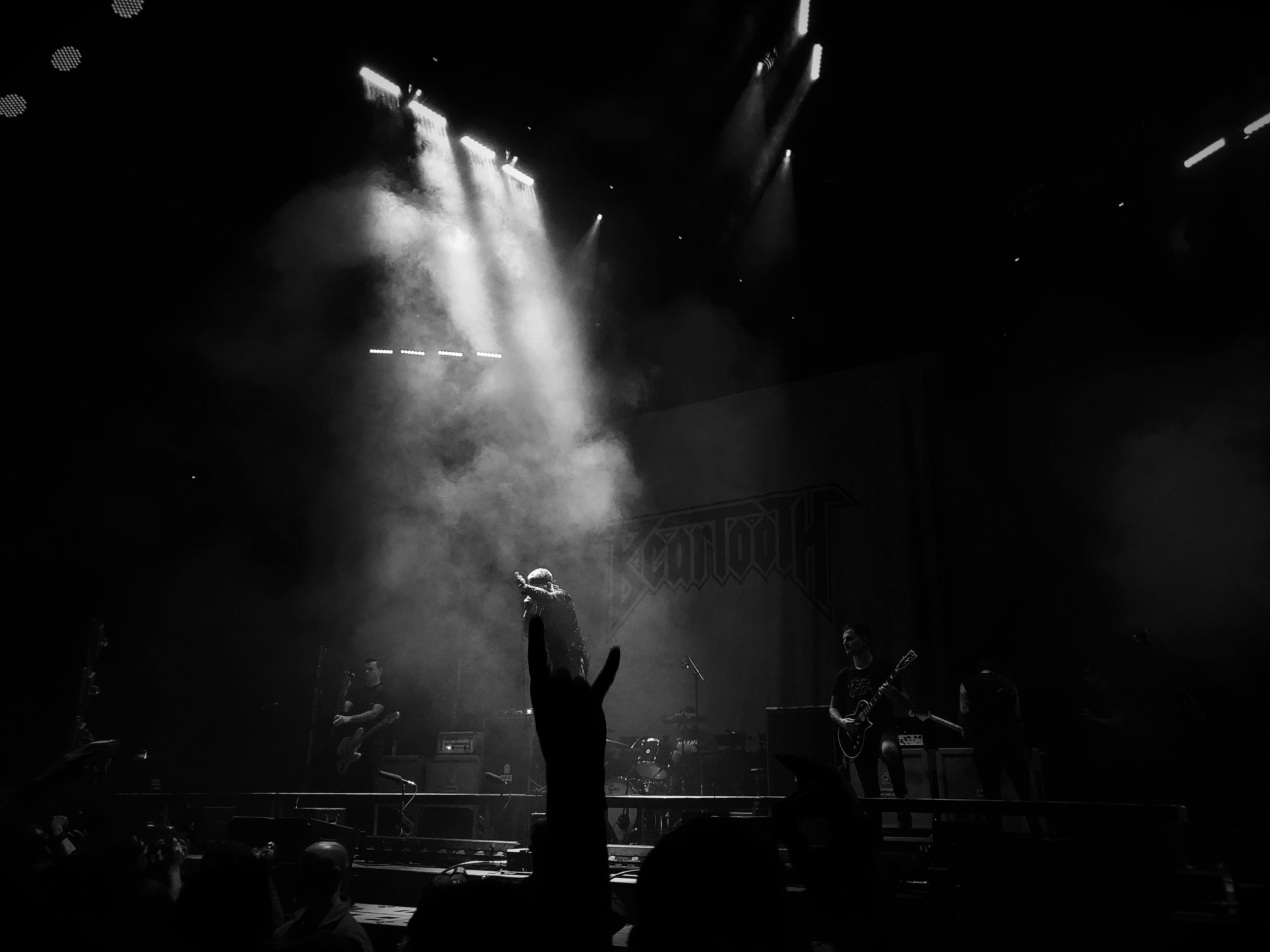 Free stock photo of Beartooth, black and white, concert