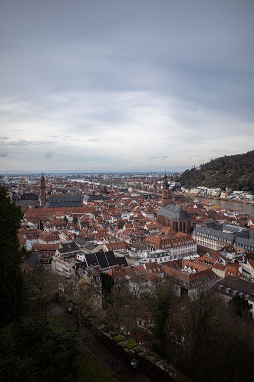Aerial View of Heidenburg in Germany 