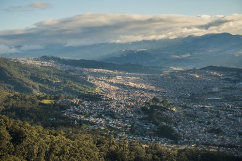 View of Bogota in Sunlight 