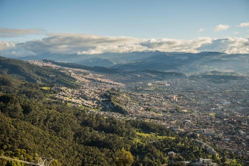 View of Bogota in Sunlight 