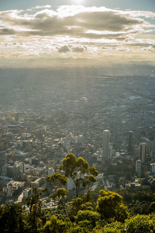 View of Bogota in Sunlight 